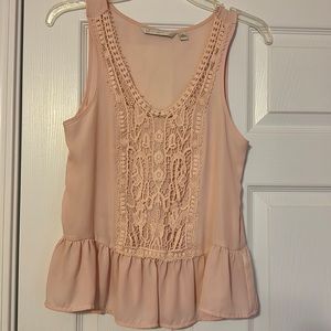 Lauren Conrad light pink blouse